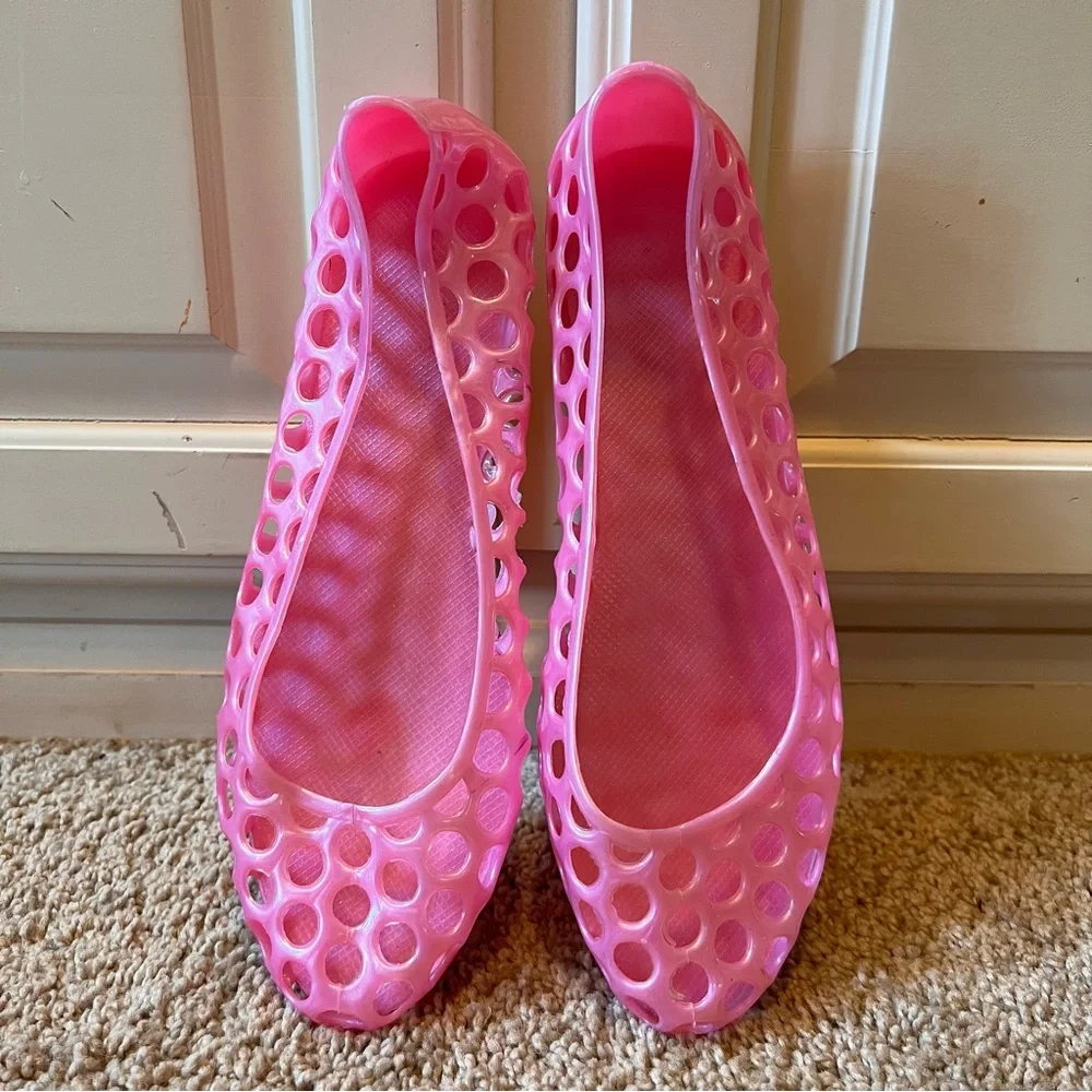 Pink Vintage Jelly Women's Shoes - Picture 1 of 7